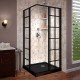 DreamLine DL-6789-09 French Corner Shower Enclosure and Shower Base Kit 36 in. W x 36 in. D x 74.75 in. H