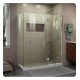 DreamLine E1- Unidoor-X W 45 1/2" to 47 1/2" x D 30 3/8" to 34 3/8" x H 72" Hinged Shower Enclosure
