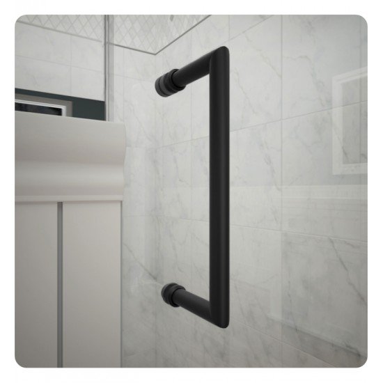 DreamLine SHEN Unidoor Plus W 53" to 60" x D 36 3/8" to 40 3/8" x H 72" Hinged Shower Enclosure