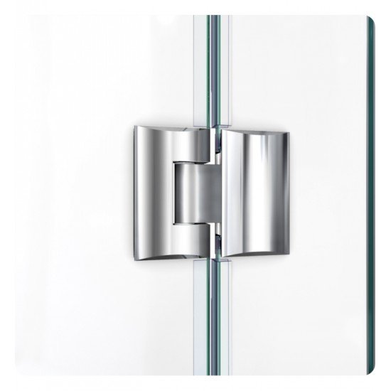 DreamLine E- Unidoor-X W 57" to 60" x D 30 3/8" to 40 3/8" x H 72" Hinged Shower Enclosure