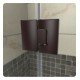 DreamLine E1-0 Unidoor-X W 59" to 60" x D 30 3/8" to 40 3/8" x H 72" Hinged Shower Enclosure