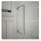 DreamLine E12- Unidoor-X W 45" to 48" x D 30 3/8" to 34 3/8" x H 72" Hinged Shower Enclosure