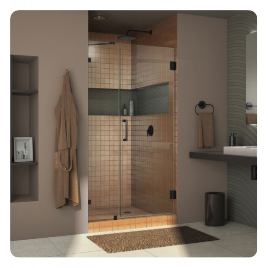 DreamLine SHDR-2 Unidoor Lux W 37" to 44" x H 72" Hinged Shower Door