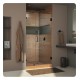 DreamLine SHDR-2 Unidoor Lux W 37" to 44" x H 72" Hinged Shower Door