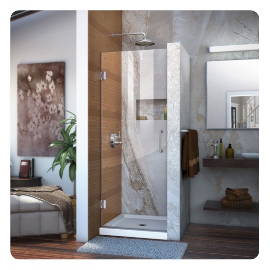 DreamLine SHDR-2010F Unidoor 23" to 30" Frameless Hinged Shower Door