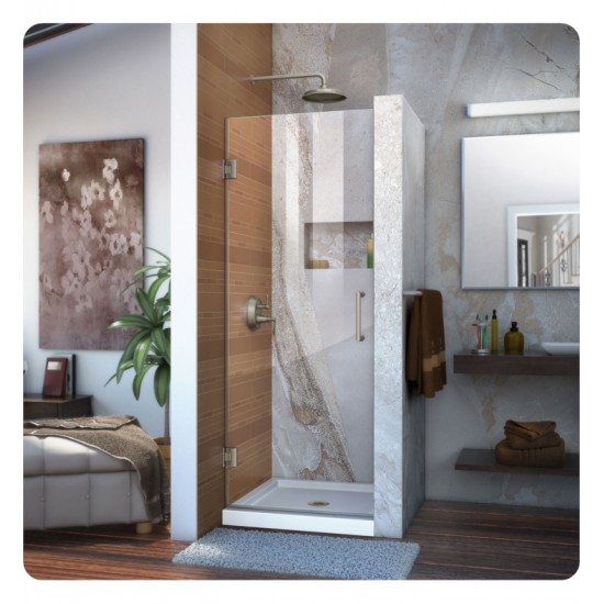 DreamLine SHDR-2010F Unidoor 23" to 30" Frameless Hinged Shower Door