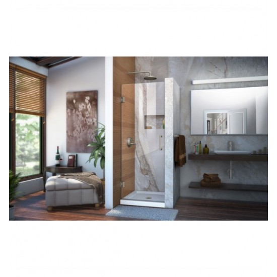 DreamLine SHDR-2010F-HFR Unidoor Hinged Shower Door, Half Frosted Glass Door