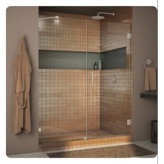 DreamLine SHDR-23210 Unidoor Lux W 45" to 52" x H 72" Hinged Shower Door