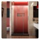 DreamLine SHDR-2407210 Unidoor Plus W 37" to 44 1/2" x H 72" Hinged Shower Door with Clear Glass