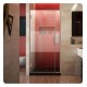 DreamLine SHDR-2407210-HFR Unidoor Plus W 37" to 44 1/2" x H 72" Hinged Shower Door, Half Frosted Glass Door