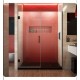 DreamLine SHDR-247210 Unidoor Plus W 45" to 52 1/2" x H 72" Hinged Shower Door with Clear Glass