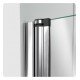 DreamLine SHDR-3634720-01 Aqua Fold 33.5 in. W x 72 in. H Clear Glass Shower Door