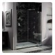 DreamLine SHDR-4268-01 Allure 60 to 67 in. Frameless Pivot Shower Door, Clear Glass Door