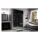 DreamLine SHDR-4268-01 Allure 60 to 67 in. Frameless Pivot Shower Door, Clear Glass Door