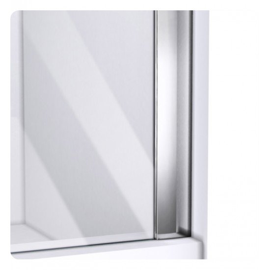 DreamLine SHDR-423 Allure 30 to 40 in Frameless Pivot Shower Door, Clear Glass Door