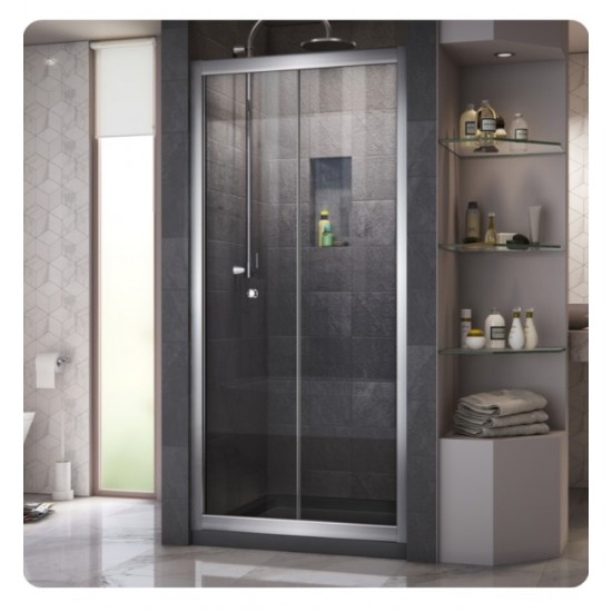 DreamLine SHDR-453-01 Butterfly W 30" to 35 1/2" Frameless Bi-Fold Shower Door