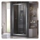 DreamLine SHDR-453-01 Butterfly W 30" to 35 1/2" Frameless Bi-Fold Shower Door