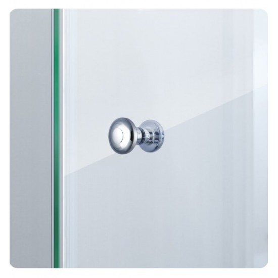 DreamLine SHDR-453-01 Butterfly W 30" to 35 1/2" Frameless Bi-Fold Shower Door