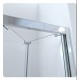 DreamLine SHDR-453-01 Butterfly W 30" to 35 1/2" Frameless Bi-Fold Shower Door