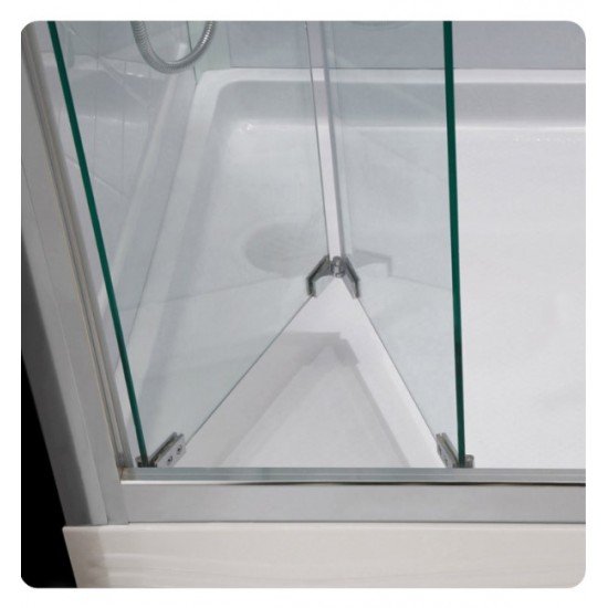 DreamLine SHDR-453-01 Butterfly W 30" to 35 1/2" Frameless Bi-Fold Shower Door