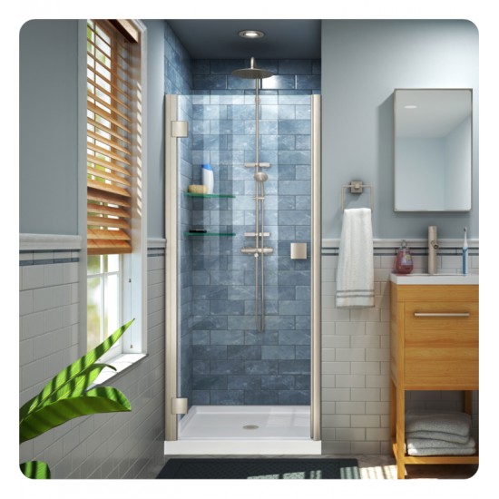 DreamLine SHDR-5330660 Lumen 31" Semi-Frameless Hinged Shower Door