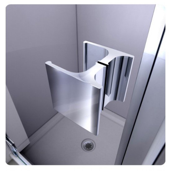 DreamLine SHDR-5330660 Lumen 31" Semi-Frameless Hinged Shower Door