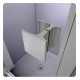 DreamLine SHDR-5334660 Lumen 35" Semi-Frameless Hinged Shower Door