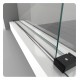 DreamLine SHDR-61-18 Enigma-X Fully Frameless Sliding Shower Door