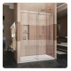 DreamLine SHDR-61 Enigma-X Fully Frameless Sliding Shower Door