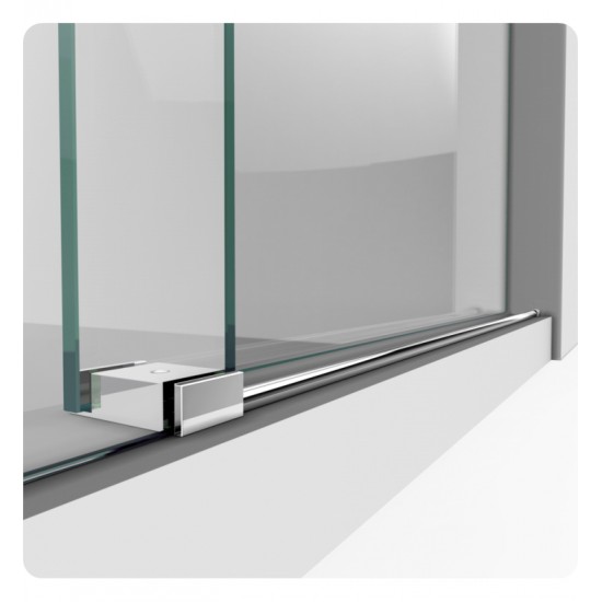 DreamLine SHDR-61 Enigma-X Fully Frameless Sliding Shower Door