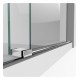 DreamLine SHDR-61 Enigma-X Fully Frameless Sliding Shower Door