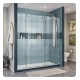 DreamLine SHDR-61727610 Enigma-X 68 to 72 in. W x 76 in. H Sliding Shower Door