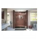 DreamLine SHDR-62 Enigma-Z Fully Frameless Sliding Shower Door