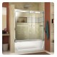 DreamLine SHDR-6376H Essence-H 48" - 60" Semi-Frameless Sliding Bypass Shower Door