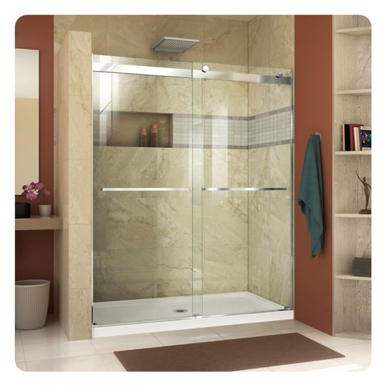 DreamLine SHDR-63760 Essence 44 to 60 in Frameless Bypass Shower Door