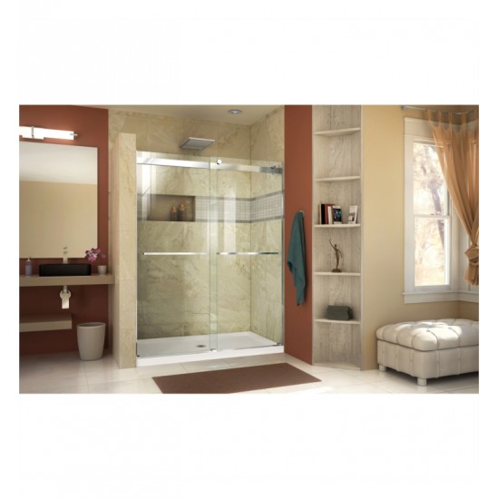 DreamLine SHDR-63760 Essence 44 to 60 in Frameless Bypass Shower Door