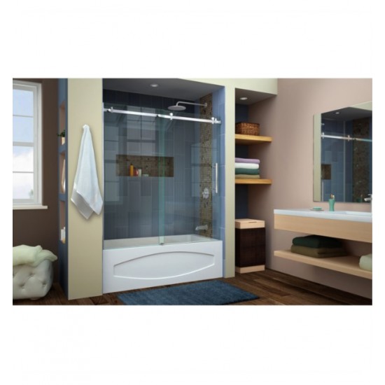 DreamLine SHDR-64606210 Enigma Air 56 to 60 in. Frameless Sliding Tub Door