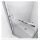 DreamLine DL-603-22 Prism Frameless Pivot Shower Enclosure and Shower Base in Biscuit