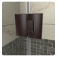 DreamLine DL-605 Prism Lux Frameless Hinged Shower Enclosure and Shower Base