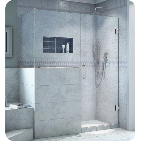 DreamLine SHEN-24-0 Unidoor Plus W 45" to 48" x D 30 3/8" to 40 3/8" x H 72" Hinged Shower Enclosure