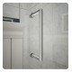 DreamLine SHEN-24- Unidoor Plus W 37 1/2" to 44 1/2" x D 30 3/8" to 34 3/8" x H 72" Hinged Shower Enclosure with Clear Glass
