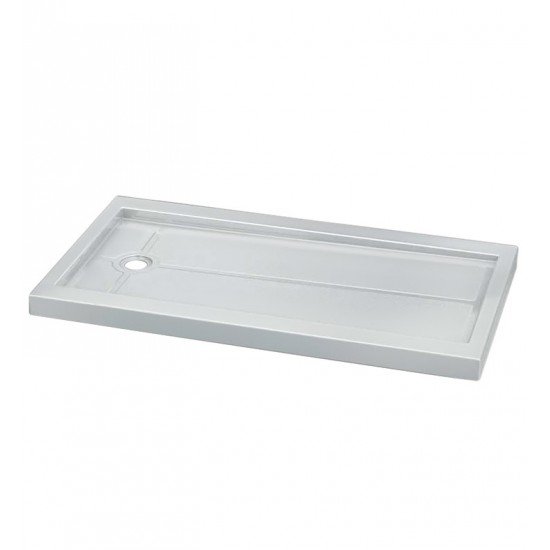 Fleurco ABF3260-18 Quad In Line Acrylic Rectangular Shower Base with Side Drain
