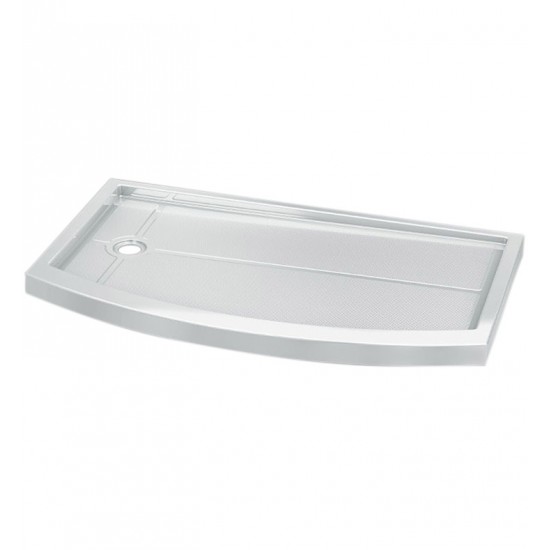Fleurco ABF3260BF Bowfront Acrylic In Line Shower Base