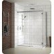 Fleurco NAW48 Nova Apollo 2-Sided In-Line 48 Sliding Door and Fixed Panel with Return Panel (Closes against wall)