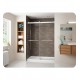 Fleurco NG148 Gemini Frameless Bypass 48 Sliding Shower Doors