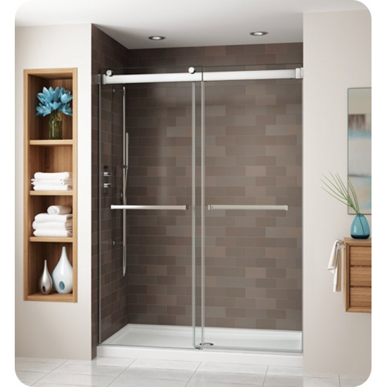 Fleurco NG160 Gemini Frameless Bypass 60 Sliding Shower Doors