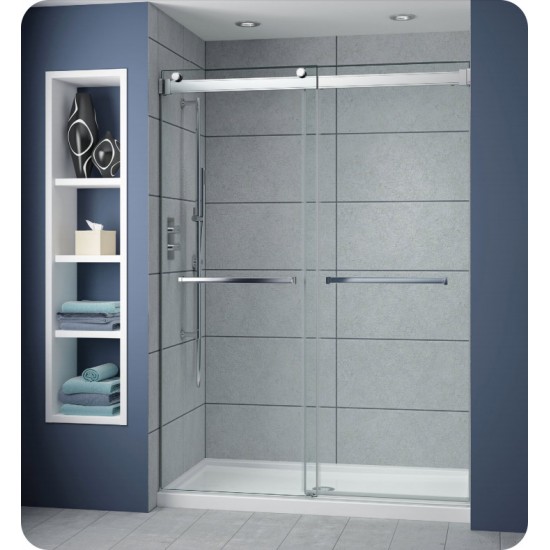 Fleurco NP148 Gemini Plus Frameless Bypass 48 Sliding Shower Doors