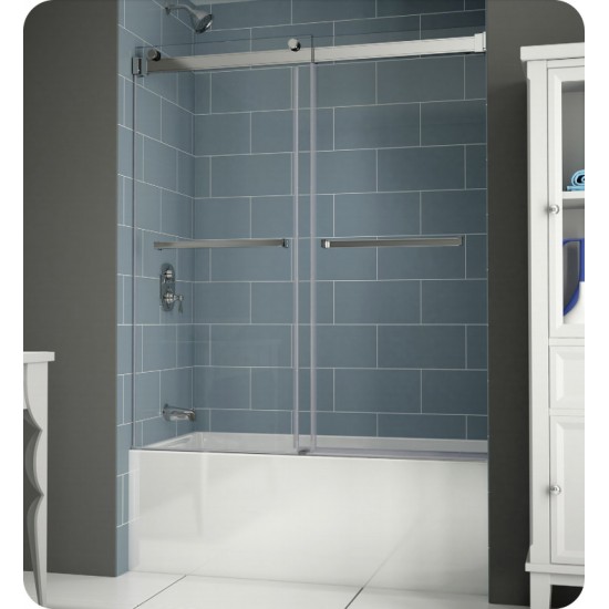 Fleurco NPT60 Gemini Plus Frameless Bypass Sliding Tub Doors