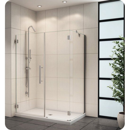 Fleurco PXKR Platinum Kara Shower Door and Panel with Return Panel and Support Bar System