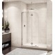 Fleurco V56301 Evolution Monaco 5' Walk in Shower Shield with Round Top